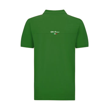 ALFA ROMEO MENS POLO GREEN